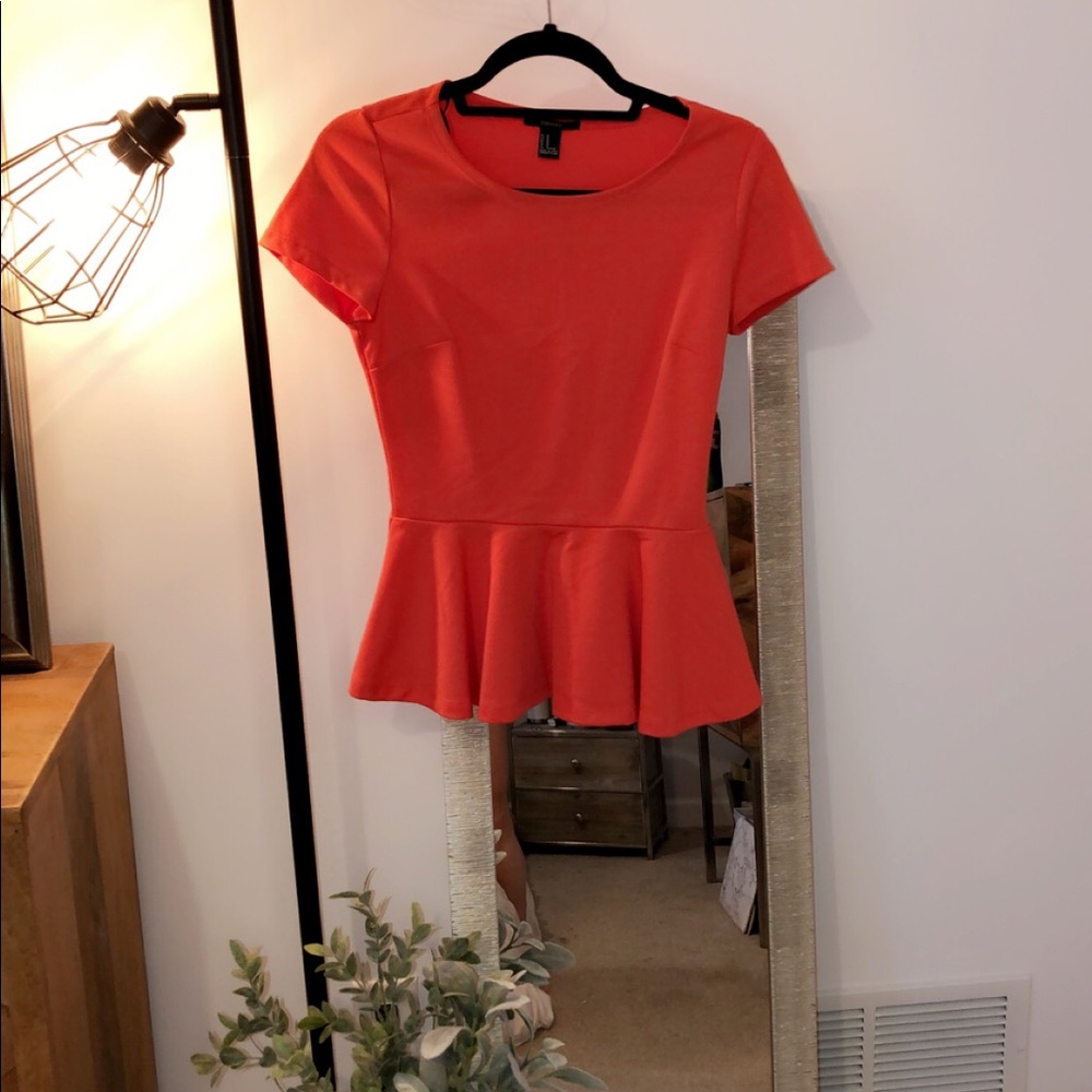 Pinkish - red shirt